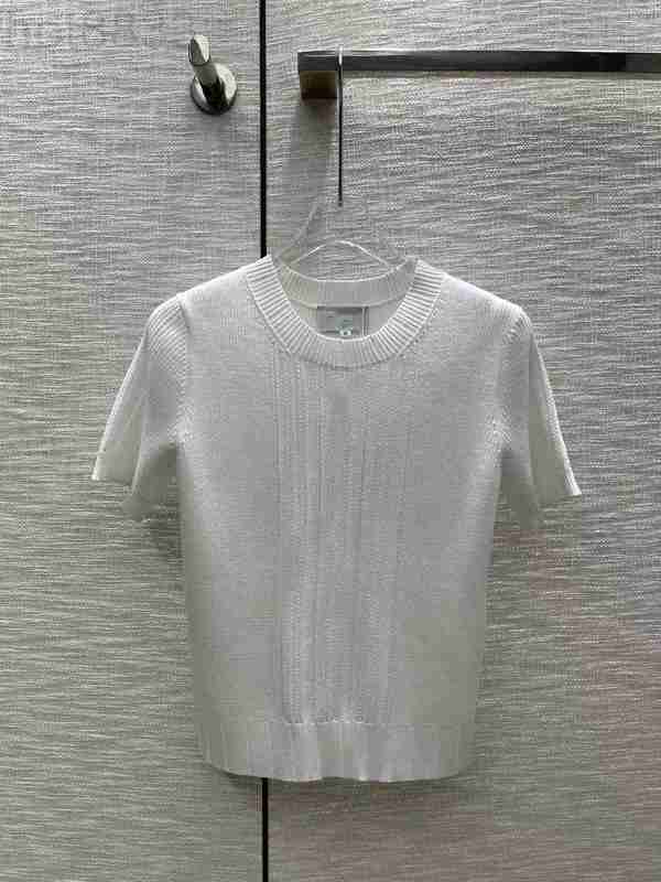Women' Knits & Tees Designer 2023 Spring Summer o Neck Short Sleeve High End Jacquard Pullovers Sweater C7WD, White
Women' Knits & Tees Designer 2023 Spring Summer o Neck Short Sleeve High End Jacquard Pullovers Sweater C7WD, White