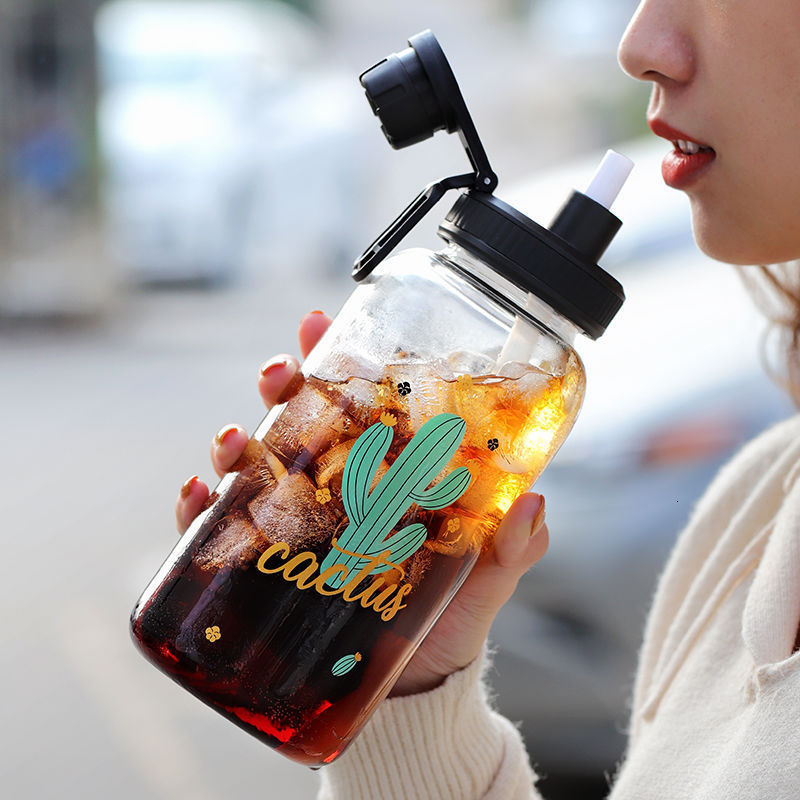Water Bottles 1L Glass Bottle for Kids Girls Cartoon Leak proof Cute Kawaii Sports Outdoor Drinkware Juice with Straw 230310, 1l smoke boy
Water Bottles 1L Glass Bottle for Kids Girls Cartoon Leak proof Cute Kawaii Sports Outdoor Drinkware Juice with Straw 230310, 1l smoke boy