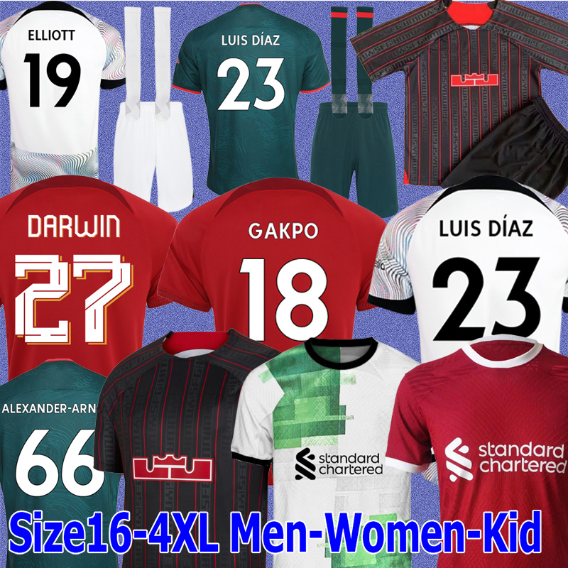 2023 24 new soccer jerseys GAKPO DARWIN 2023 Mohamed Luis DIaz Alexander Arnold football kit tops shirts men kids shorts uniform A.BECKER goalkeeper 99901, Home
2023 24 new soccer jerseys GAKPO DARWIN 2023 Mohamed Luis DIaz Alexander Arnold football kit tops shirts men kids shorts uniform A.BECKER goalkeeper 99901, Home