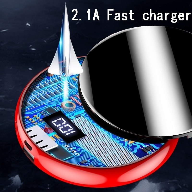 10000mAh Mini Power Bank Jane Pocket Simple Style Portable Two-way Fast Charging External Battery Charger