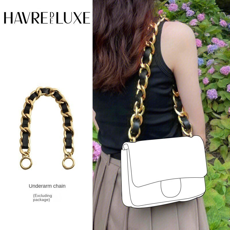 Bag Parts Accessories Bag Chain For Women's Bag 22s Thick Chain Cf Fat Fang Mini Underarm Bag Shoulder Replacenent Metal Chain Accessories Orders