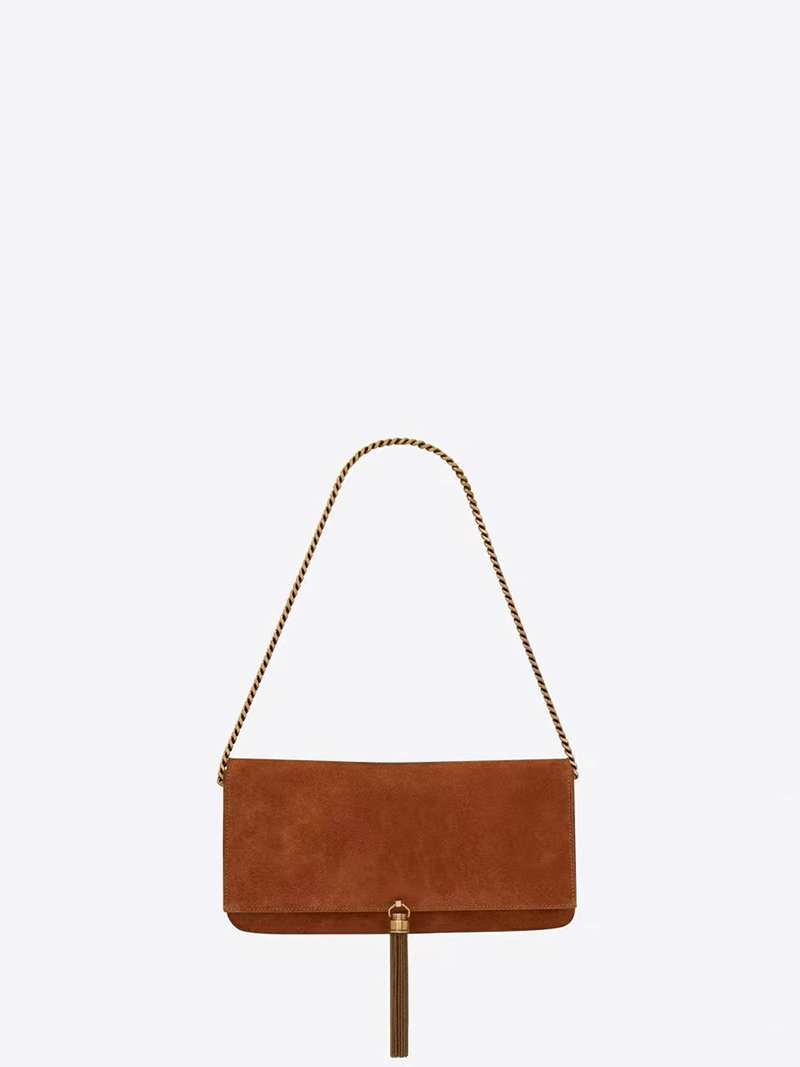Ladies Cinnamon KATE 99 Tassel Bag Underarm Bag