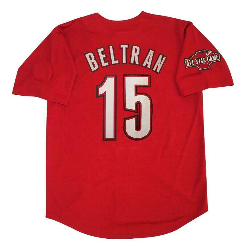 Stitched Baseball Jerseys 15 Carlos Beltran Mitchell Ness jersey 2004 Men Women Youth S-4XL retro jersey
Stitched Baseball Jerseys 15 Carlos Beltran Mitchell Ness jersey 2004 Men Women Youth S-4XL retro jersey
