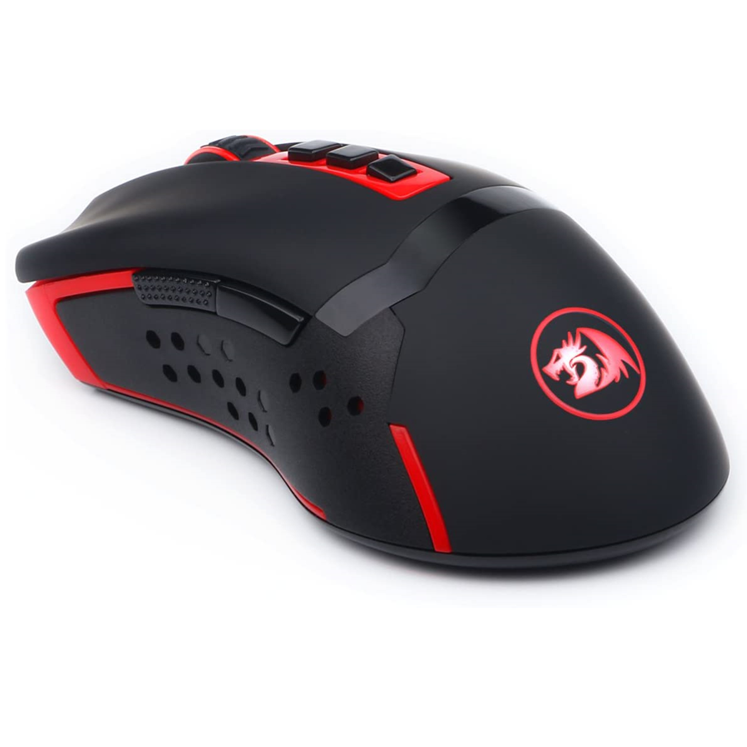 n M692 Wireless Gaming Mouse RED LED Backlit MMO 9 Button Programmable Cordless Computer Mice for Windows PC Gamer