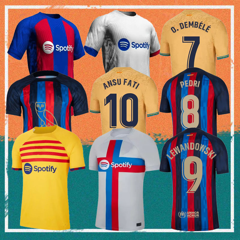 Men's T-Shirts 22/23/24 LEWANDOWSKI ANSU FATI Soccer Jerseys 2022 FERRAN ADAMA AUBA CHRISTENSEN O. DEMBELE PEDRI MEMPHIS DEST GAVI barcelona maillots T230316, 22/23 home
Men's T-Shirts 22/23/24 LEWANDOWSKI ANSU FATI Soccer Jerseys 2022 FERRAN ADAMA AUBA CHRISTENSEN O. DEMBELE PEDRI MEMPHIS DEST GAVI barcelona maillots T230316, 22/23 home
