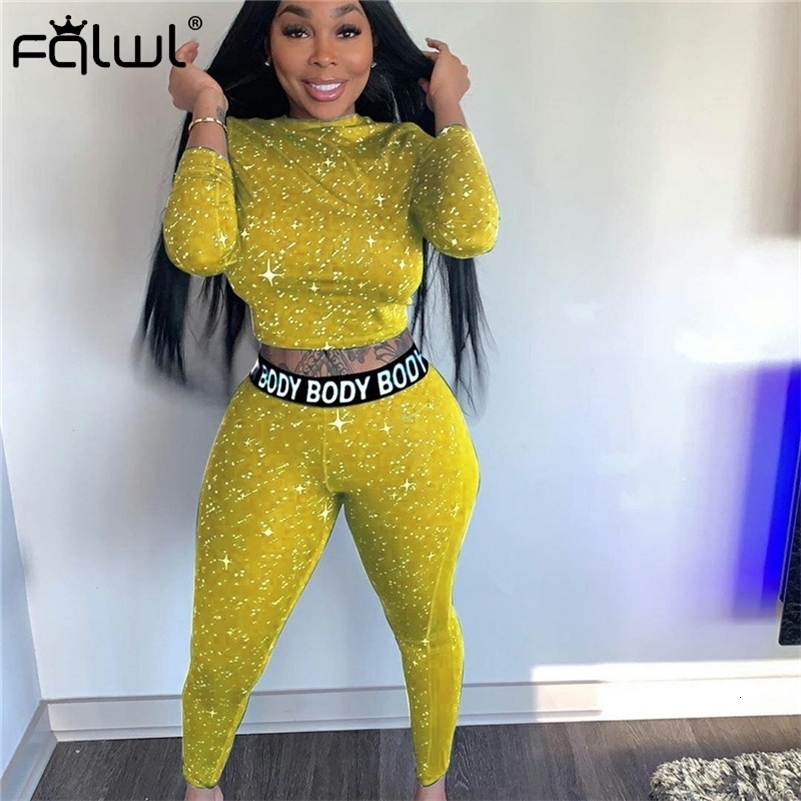 FQLWL Star Print Autumn Two 2 Piece Set Women Outfits Long Sleeve Crop Top Leggings Women Matching Sets Ladies Tracksuit Female 201007, Atrovirens
FQLWL Star Print Autumn Two 2 Piece Set Women Outfits Long Sleeve Crop Top Leggings Women Matching Sets Ladies Tracksuit Female 201007, Atrovirens