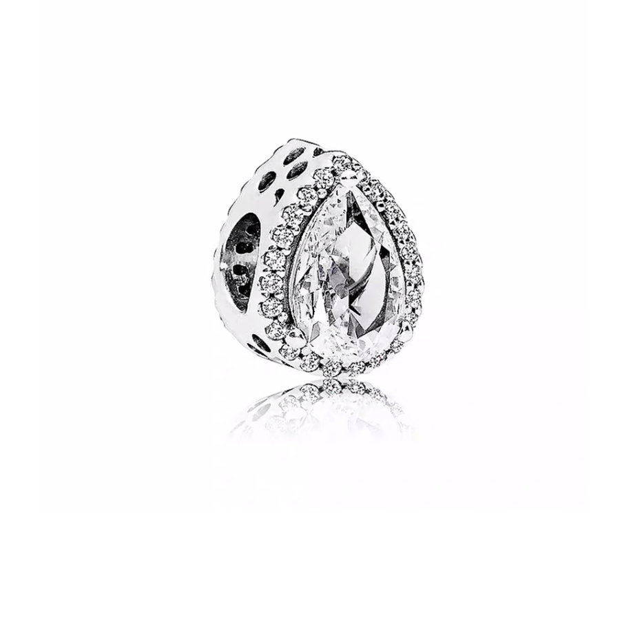 2025 925 Sterling Silver Glittering Blue Crown Unlimited Heart Charm Bead Suitable for Bracelet DIY Fashion Jewelry Free Shipping