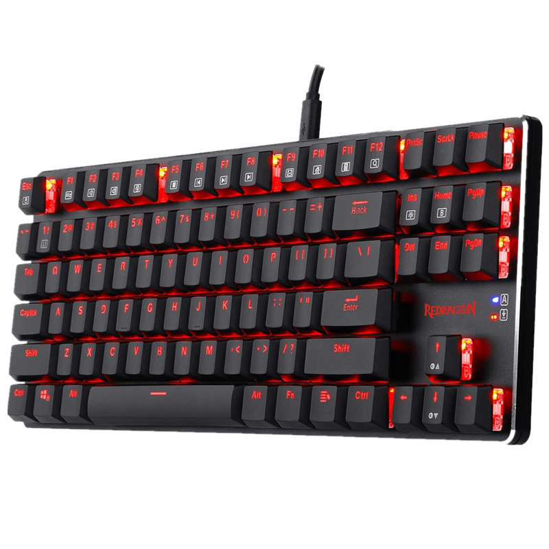 n K590 Wired/Wireless Mechanical Gaming Keyboard Compact Low Profile 87 Key Quiet Ultra-thin Computer PC Gamers Keyboard