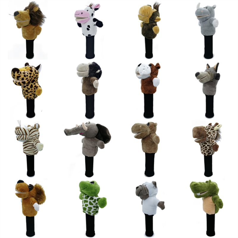 Other Golf Products All Kinds Of Animals Golf Head Covers Fit Up To Fairway Woods Men Lady Golf Club Cover Mascot Novelty Cute Gift 230311