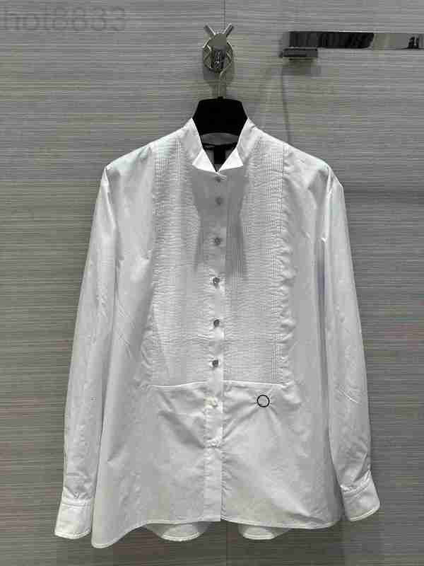 Women' Blouses & Shirts Designer Milan Runway 2023 New Spring Summer Stand Collar Long Sleeve Print Brand Same Style Women 7PIT, White
Women' Blouses & Shirts Designer Milan Runway 2023 New Spring Summer Stand Collar Long Sleeve Print Brand Same Style Women 7PIT, White