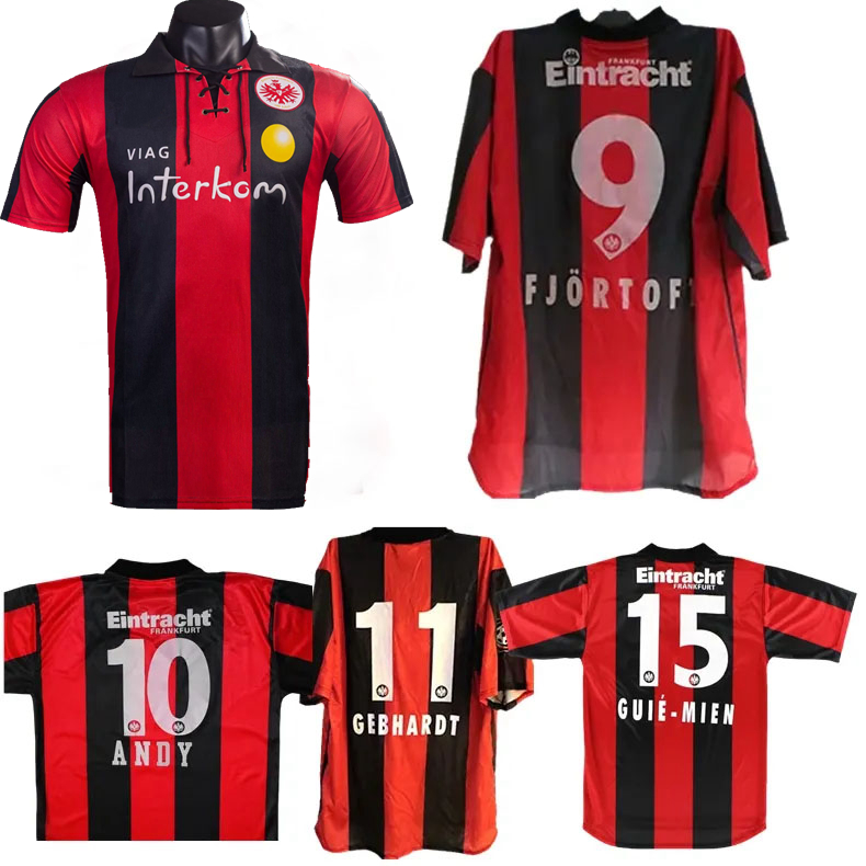 Retro classic Eintracht Frankfurt Soccer jerseys 1998 1999 2000 Fjortoft Heldt Yang Chen Salou Guie-Mien vintage Football Shirt, 98/00 home
Retro classic Eintracht Frankfurt Soccer jerseys 1998 1999 2000 Fjortoft Heldt Yang Chen Salou Guie-Mien vintage Football Shirt, 98/00 home