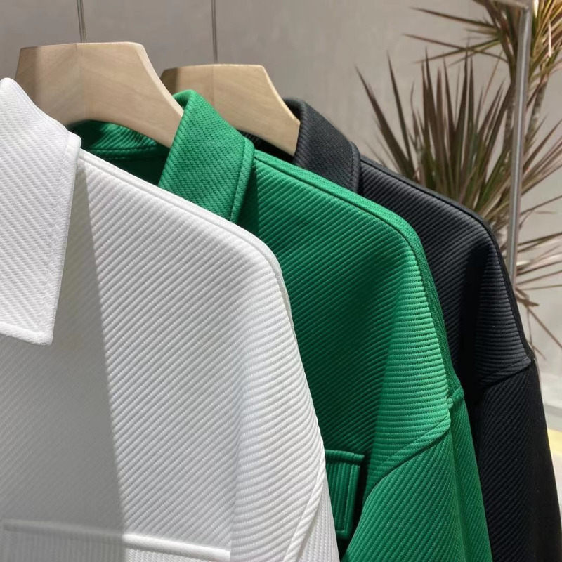 Men's Jackets Jackets Men Cargo Retro Autumn Pure Color Minimalist Handsome Baggy Teens Japanese Stylish All-match Clothing Streetwear Hipster 23