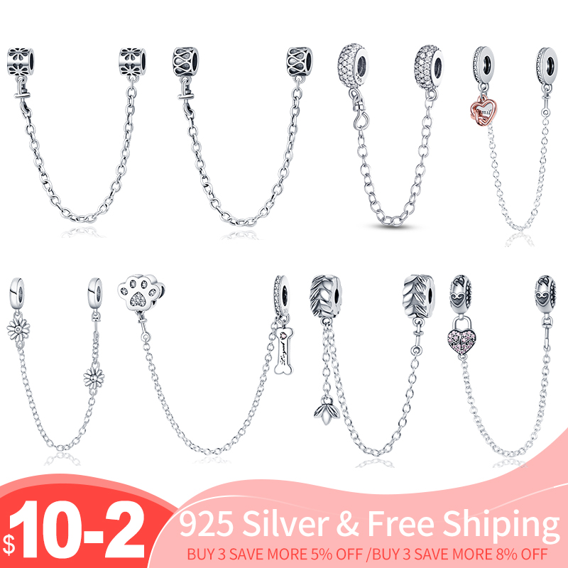 925 silver Fit Pandora Original charms DIY Pendant women Bracelets beads Color Flower Safety Chain Charms
925 silver Fit Pandora Original charms DIY Pendant women Bracelets beads Color Flower Safety Chain Charms