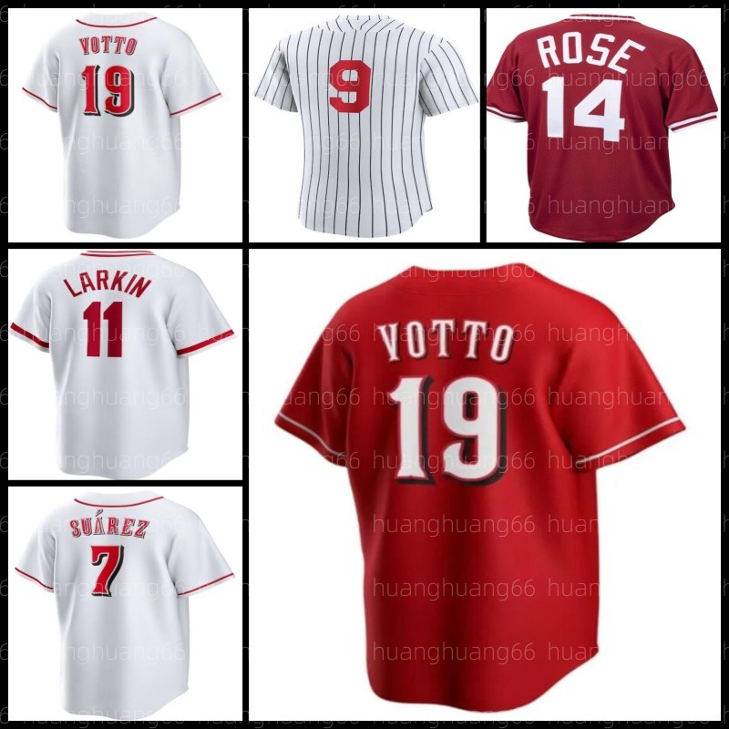 30 Ken Griffey Jr. Baseball Jersey 14 Pete Rose 19 Joey Votto Johnny Bench Barry Larkin Mike Hunter Greene Jonathan India Moustakas Lucas Sims Matt Reynolds, Men jersey
30 Ken Griffey Jr. Baseball Jersey 14 Pete Rose 19 Joey Votto Johnny Bench Barry Larkin Mike Hunter Greene Jonathan India Moustakas Lucas Sims Matt Reynolds, Men jersey