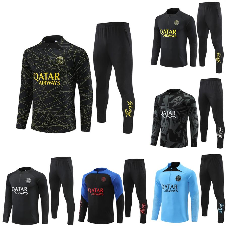 22/ 23 /24 Paris tracksuits training psgs chandal mbappe kit survetement foot tuta retro futbol Soccer football men and kids movement black
22/ 23 /24 Paris tracksuits training psgs chandal mbappe kit survetement foot tuta retro futbol Soccer football men and kids movement black