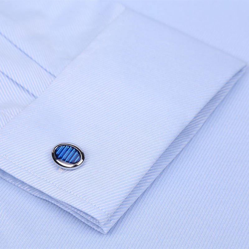 Men s T Shirts M 6XL French Cuff Dress 2023 White Long Sleeve Formal Business Buttons Male s Regular Fit Cufflinks 230311