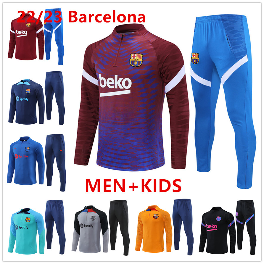 Barcelonas Soccer Sets Tracksuits ANSU FATI Football T shirt Tracksuit Kit 22/23 Men And Kids Barca Adult Boys LEWANDOWSKI F. DE JONG TRAINING SUIT
Barcelonas Soccer Sets Tracksuits ANSU FATI Football T shirt Tracksuit Kit 22/23 Men And Kids Barca Adult Boys LEWANDOWSKI F. DE JONG TRAINING SUIT