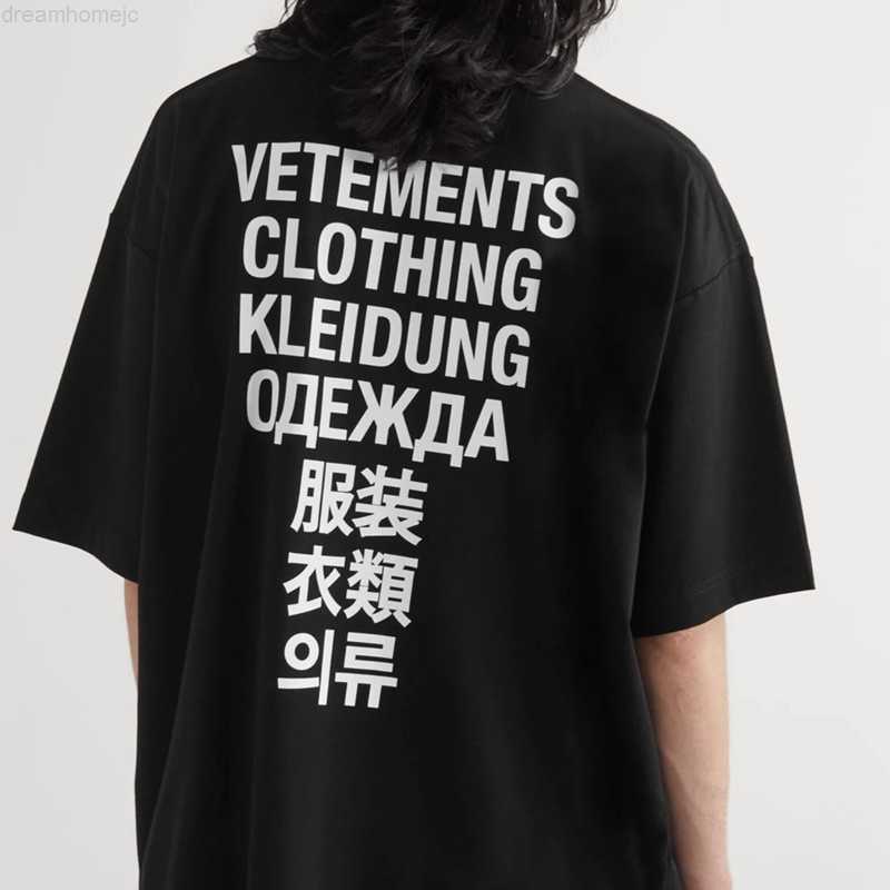 Fashion Vetements Shirts Men 1 1 Seven Languages Vintage Women T Shirt Oversized Tee Mens Clothing 0312
Fashion Vetements Shirts Men 1 1 Seven Languages Vintage Women T Shirt Oversized Tee Mens Clothing 0312