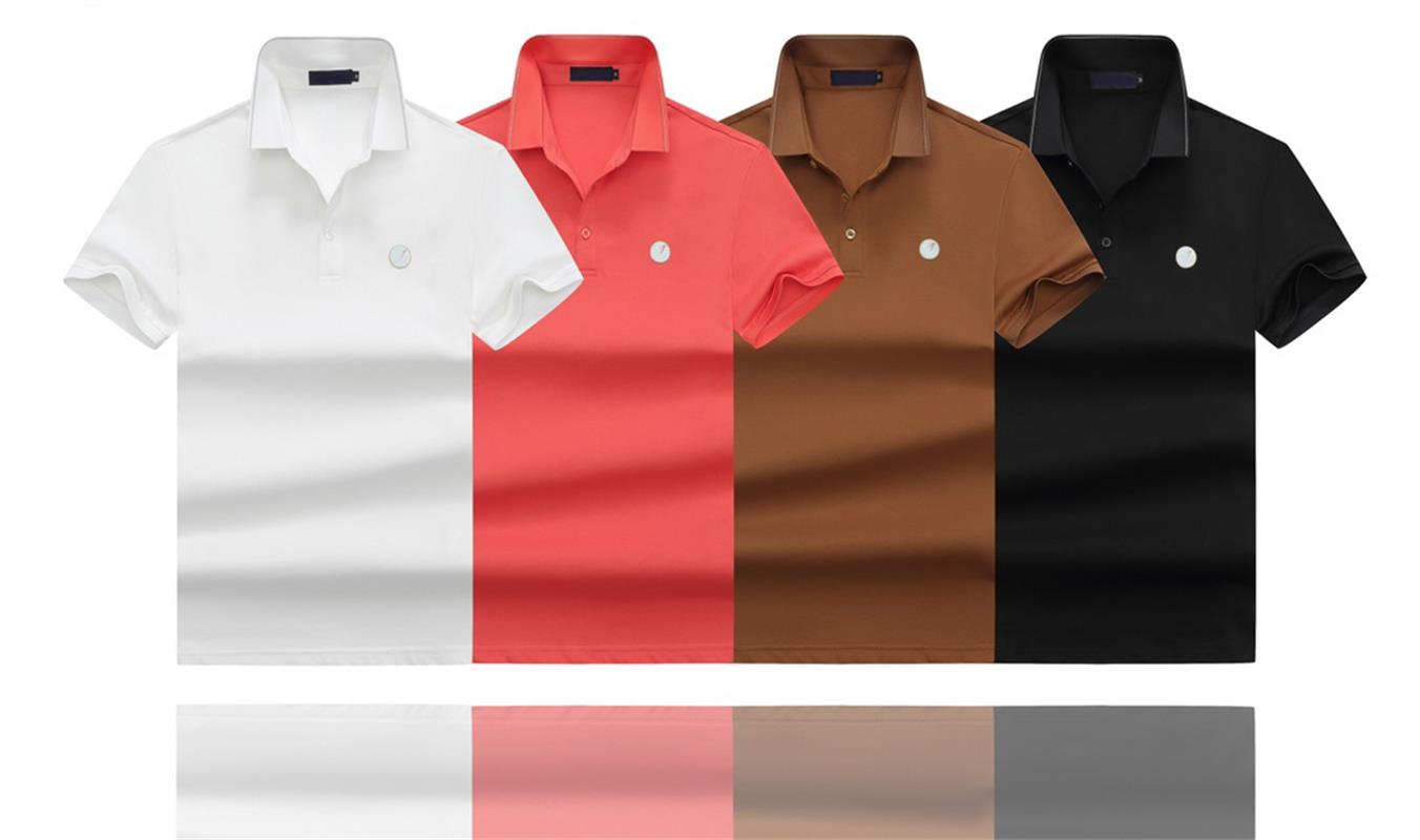 New summer business men's polo shirt short-sleeved t-shirt classic leading casual lapel women, Brown
New summer business men's polo shirt short-sleeved t-shirt classic leading casual lapel women, Brown