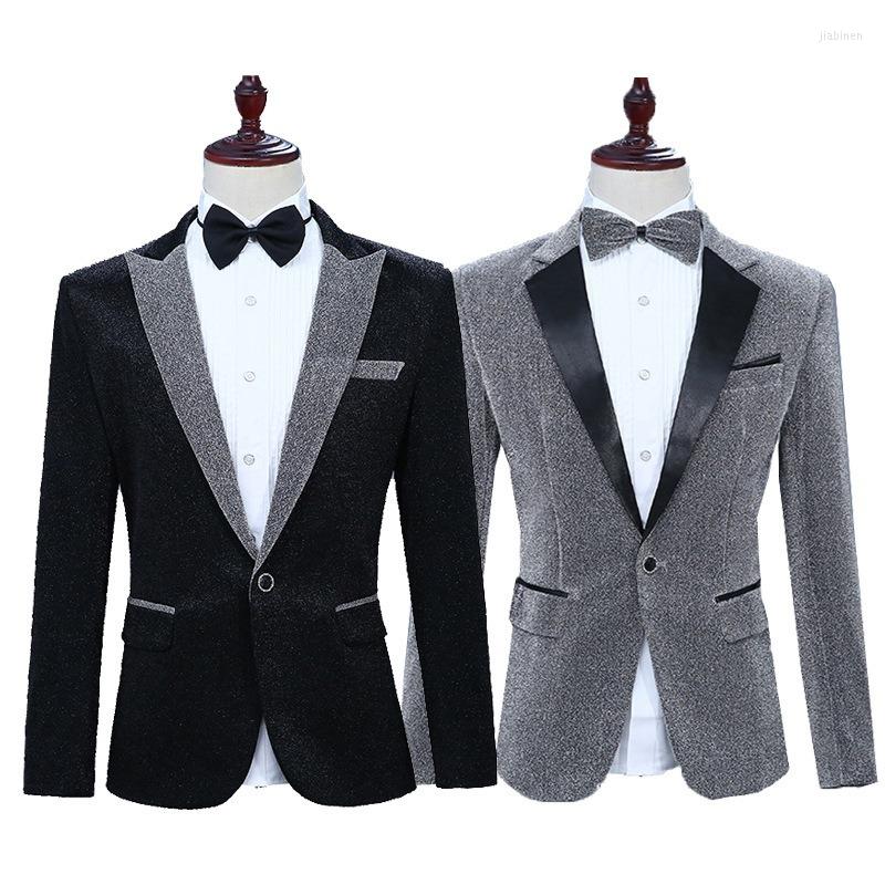 Men's Suits Men Suit Singer Performance Blazers Men's Bright Silk Show Stage Long Sleeve Mens Bow Ties Singles Breasted Blazer, Black
Men's Suits Men Suit Singer Performance Blazers Men's Bright Silk Show Stage Long Sleeve Mens Bow Ties Singles Breasted Blazer, Black