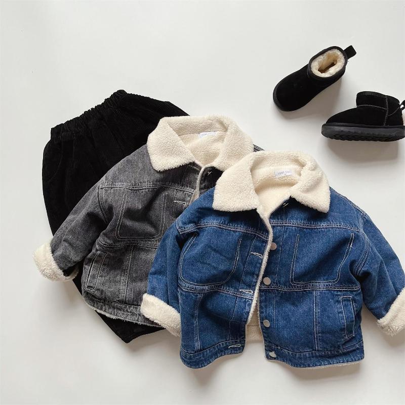Coat 2023 Styles Girls Boys Denim Thicken Winter Fashion Kids Jacket 2-8 Years, Black
Coat 2023 Styles Girls Boys Denim Thicken Winter Fashion Kids Jacket 2-8 Years, Black