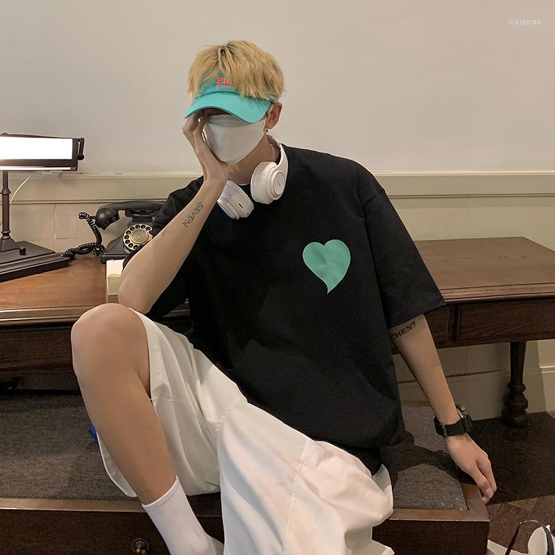 Men' T Shirts Summer Heart Graphic For Mens Korean Fashion Trends Couples Streetwear Tops Teenage Plus Size Short Sleeve Cotton Tees, Black
Men' T Shirts Summer Heart Graphic For Mens Korean Fashion Trends Couples Streetwear Tops Teenage Plus Size Short Sleeve Cotton Tees, Black