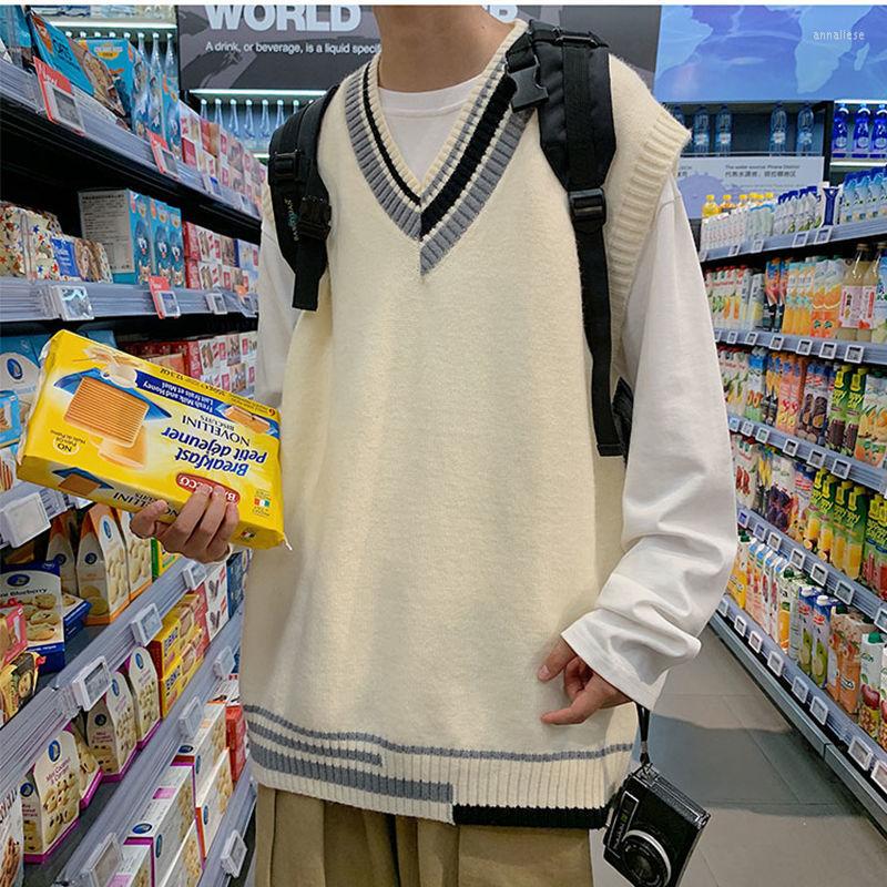 Men's Vests Sweater Men Patchwork Preppy Style Couple Soft Knitwear Leisure Hipster Unisex Homme Sleeveless Jumpers All-match W435, Gray
Men's Vests Sweater Men Patchwork Preppy Style Couple Soft Knitwear Leisure Hipster Unisex Homme Sleeveless Jumpers All-match W435, Gray