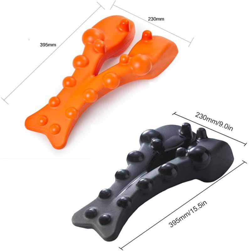 Back Massager Back Stretcher Vertebra Lumbar Spine Traction Back Massager Pain Support Pressure Therapy Brace Health Care Massage for Full Bod 230311