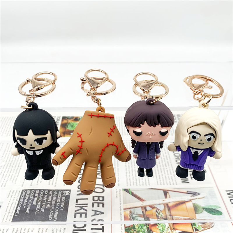 Wednesday Addams Charm PVC Keychain Palm animation Pendant Small Things Cell Phone Straps Break Hand 4 Styles Fast Ship
Wednesday Addams Charm PVC Keychain Palm animation Pendant Small Things Cell Phone Straps Break Hand 4 Styles Fast Ship