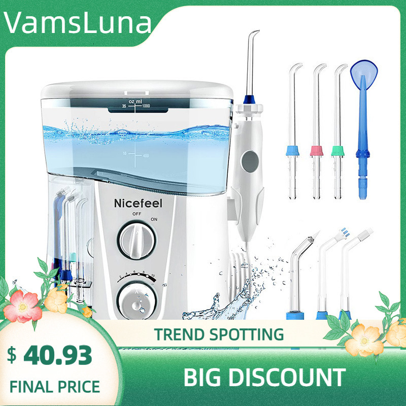 Other Oral Hygiene Nicefeel FC188 Smart Water Flosser Teeth Care Ultra Dental Flosser With 1000ml Water Tank Capacity Tooth Cleaning Wasing Machine 230311
Other Oral Hygiene Nicefeel FC188 Smart Water Flosser Teeth Care Ultra Dental Flosser With 1000ml Water Tank Capacity Tooth Cleaning Wasing Machine 230311
