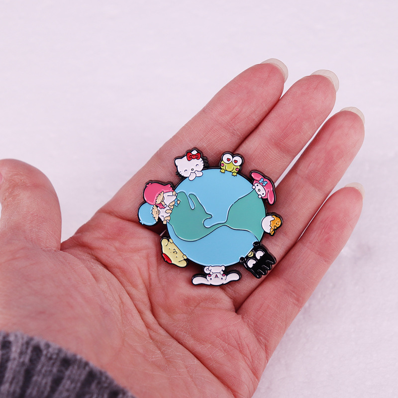 melody kuromi Earth brooch Cute Anime Movies Games Hard Enamel Pins Collect Metal Cartoon Brooch Backpack Hat Bag Collar Lapel Badges, As picture
melody kuromi Earth brooch Cute Anime Movies Games Hard Enamel Pins Collect Metal Cartoon Brooch Backpack Hat Bag Collar Lapel Badges, As picture