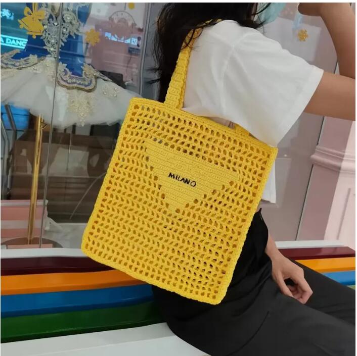 Luxurys Designer Nylon raffia Beach Bag tote handbags Shoulder fashion summer Shopping Bags womens mens Straw totes Seaside resort travel Crossbody bags Handbag, Yellow
Luxurys Designer Nylon raffia Beach Bag tote handbags Shoulder fashion summer Shopping Bags womens mens Straw totes Seaside resort travel Crossbody bags Handbag, Yellow