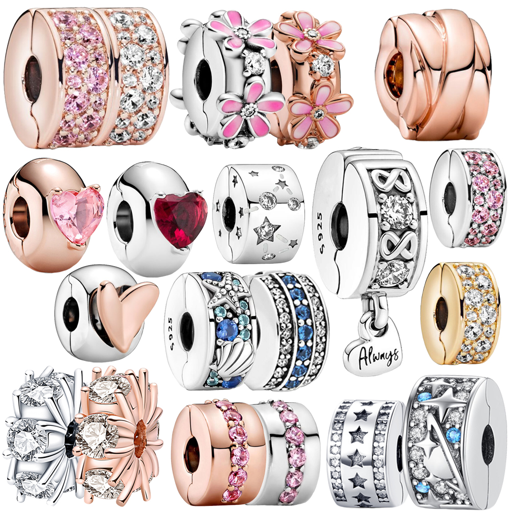 925 silver Fit Pandora Original charms DIY Pendant women Bracelets beads Shining Clips Bead Charms
925 silver Fit Pandora Original charms DIY Pendant women Bracelets beads Shining Clips Bead Charms