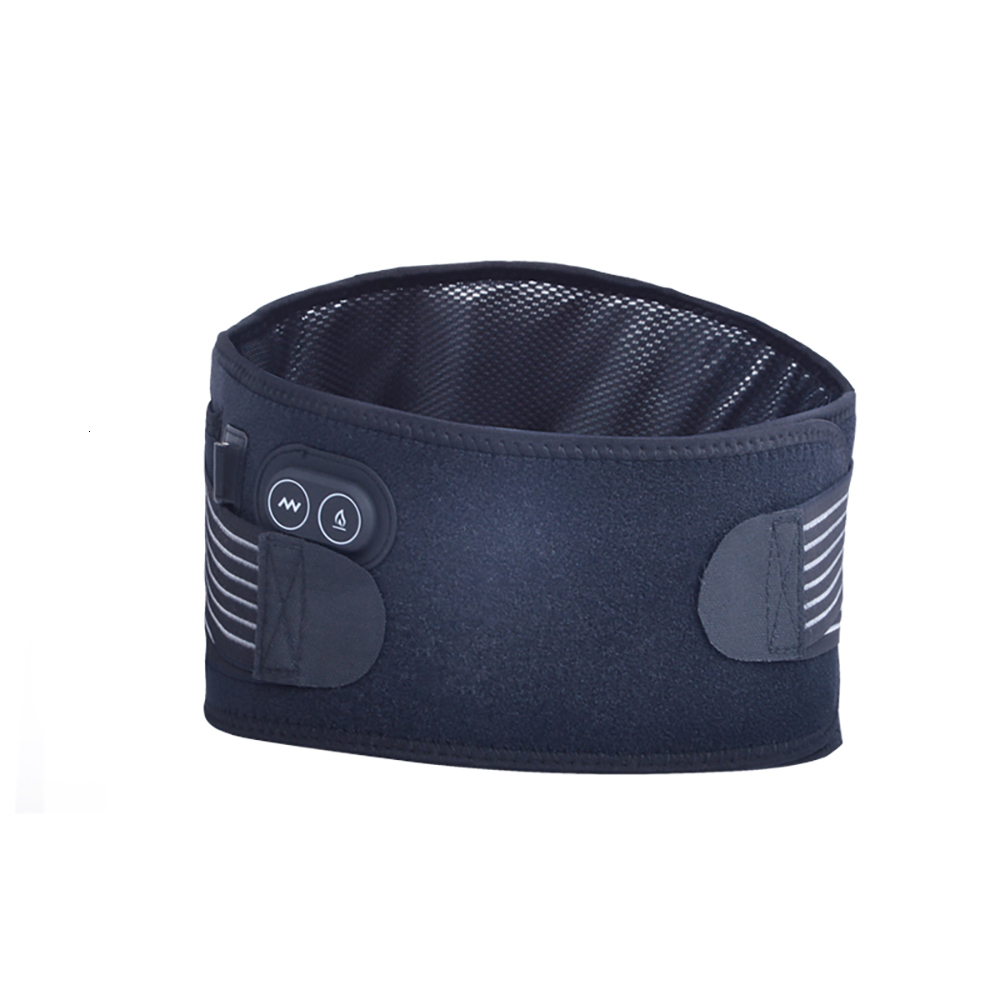 Back Massager Electrict Heating Massage Belt Lumbar Back Waist Massager Support Vibration Physiotherapy Spine Protect Pain Relief Health Care 230311