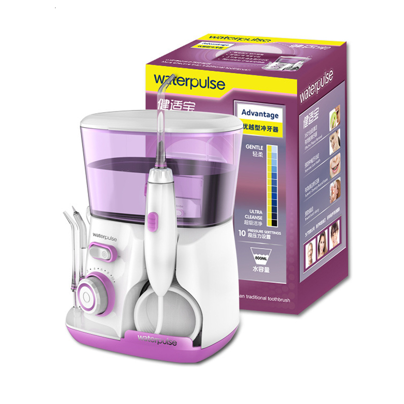 Other Oral Hygiene Waterpulse Electric Oral Irrigator Dental Cleaning Teeth Whitener Water Jet Flosser 800ML Tank Dentistry Tooth Brush Cleaner 230311