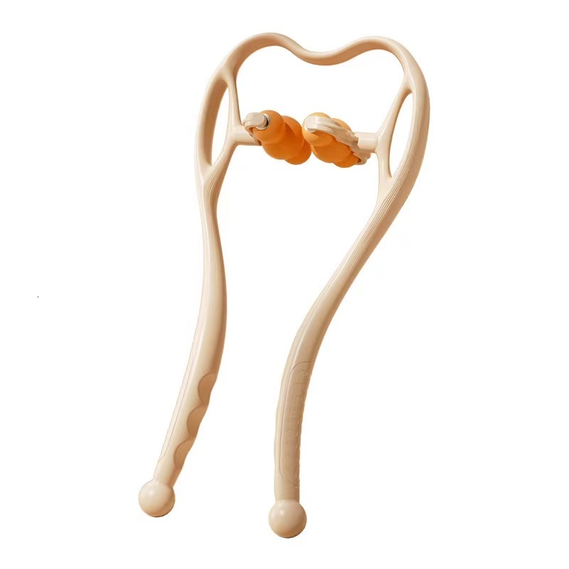 Other Massage Items Neck Massager Tool 6 Head Hand Roller Massage Pressure Relieve Neck Shoulder Dual Trigger Point Self Massager Health Care 230311