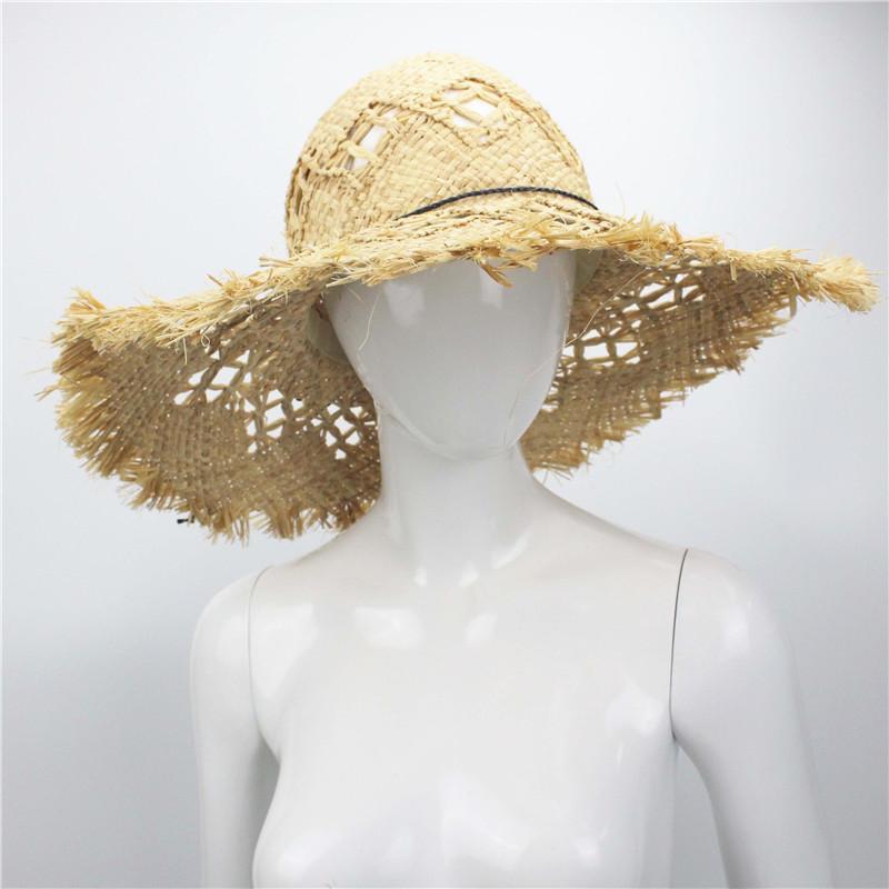 Wide Brim Hats Summer Beach Women Fedora Cap Vacation Floppy Straw Sun Hat 46cm Hand Made RaffiaWide, Khaki
Wide Brim Hats Summer Beach Women Fedora Cap Vacation Floppy Straw Sun Hat 46cm Hand Made RaffiaWide, Khaki