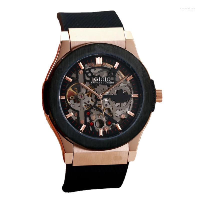 Wristwatches Men Automatic Mechanical Watch Black Tourbillon LeatherWristwatches Moun22
Wristwatches Men Automatic Mechanical Watch Black Tourbillon LeatherWristwatches Moun22