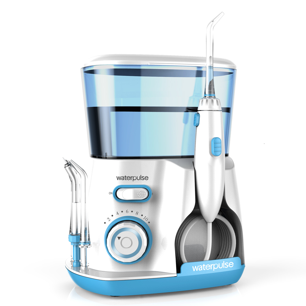 Other Oral Hygiene Waterpulse Electric Oral Irrigator Dental Cleaning Teeth Whitener Water Jet Flosser 800ML Tank Dentistry Tooth Brush Cleaner 230311