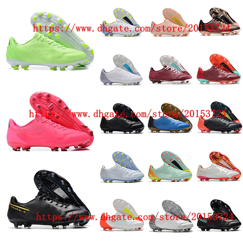 

Men Football Boots Soccer Shoes Tiempo Legend 9 Elite FG Cleats Outdoor Grass Training Match Sneakers Chuteiras, As picture 1