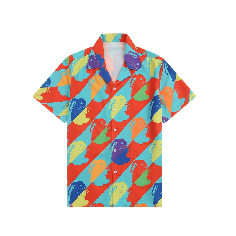 23ss Hawaii Mens Casual Shirts short sleeve shirt Beach style stitching colorful Classic Business T-shirt Button Lapel Slim fit shirts summer
23ss Hawaii Mens Casual Shirts short sleeve shirt Beach style stitching colorful Classic Business T-shirt Button Lapel Slim fit shirts summer