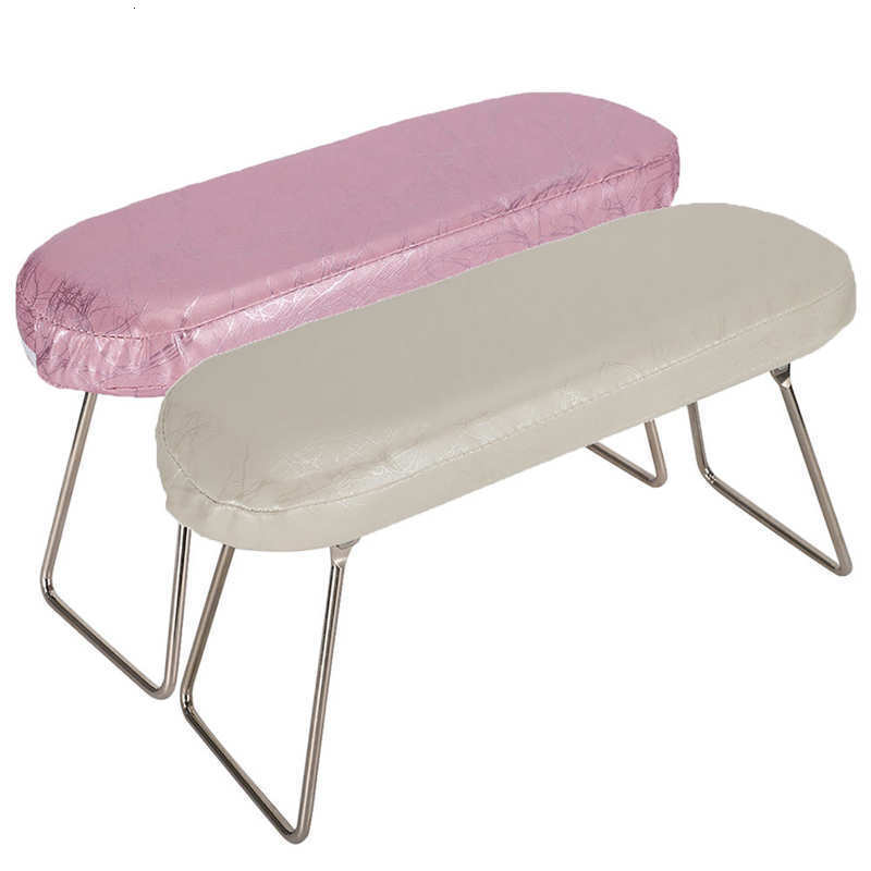 Hand Rests Manicure Mat Nail Art Hand Pillow PU Leather Manicure Arm Rest Cushion With Bracket 230311