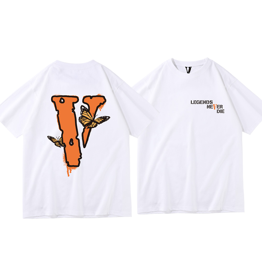 Mens Women Summer T-Shirt VLONE Brand Mens Designer Fashion Casual Loose Big V butterfly Print Short Sleeve T-Shirts Street Sport Hip Hop Cotton Couple Tees S-3XL, Purple
Mens Women Summer T-Shirt VLONE Brand Mens Designer Fashion Casual Loose Big V butterfly Print Short Sleeve T-Shirts Street Sport Hip Hop Cotton Couple Tees S-3XL, Purple