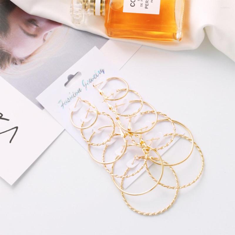 Hoop Earrings 6 Pieces/set Of Metal Big Circle Set Geometric Women's Accessories Luxury Gold And Silver Jewelry
Hoop Earrings 6 Pieces/set Of Metal Big Circle Set Geometric Women's Accessories Luxury Gold And Silver Jewelry