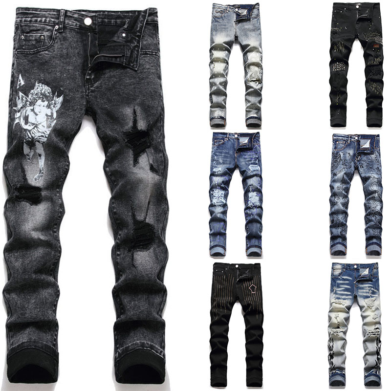 AM jeans designer jeans mens skinny jeans pants Long hippop Sticker letter Embroidery Slim Denim Straight streetwear Skinny pants wholesale
AM jeans designer jeans mens skinny jeans pants Long hippop Sticker letter Embroidery Slim Denim Straight streetwear Skinny pants wholesale
