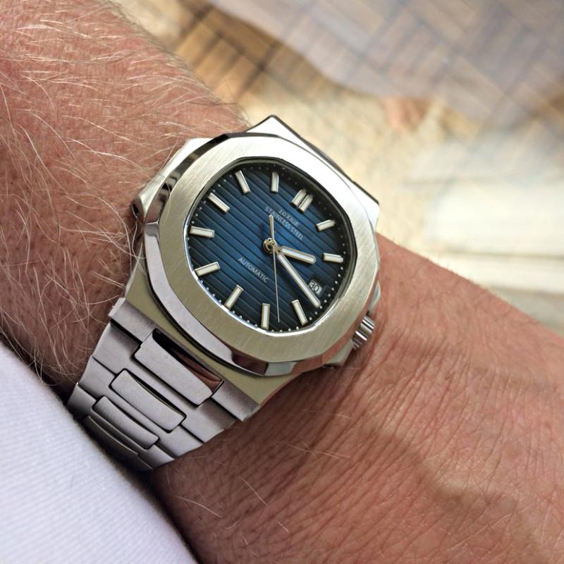 Wristwatches Mens Watches Top Full Steel Automatic Mechanical Men Watch Classic Male Clocks High Quality Sport For, White
Wristwatches Mens Watches Top Full Steel Automatic Mechanical Men Watch Classic Male Clocks High Quality Sport For, White