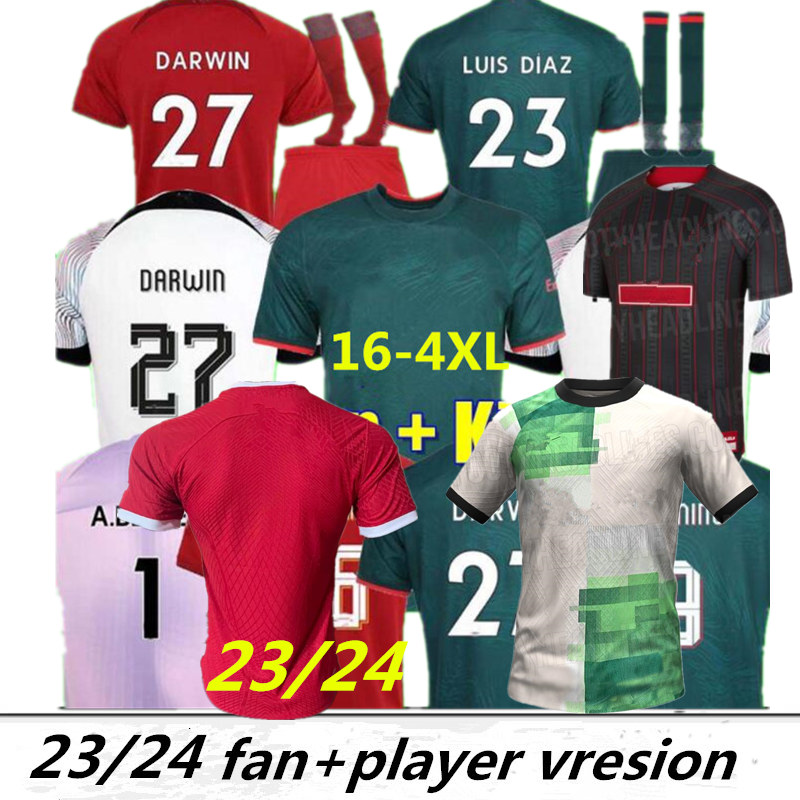 XXXL 4XL 23/24 soccer jerseys fan player version GAKPO DARWIN 2023 Mohamed Luis DIaz Alexander Arnold football kit tops shirts men kids uniform A.BECKER goalkeeper
XXXL 4XL 23/24 soccer jerseys fan player version GAKPO DARWIN 2023 Mohamed Luis DIaz Alexander Arnold football kit tops shirts men kids uniform A.BECKER goalkeeper