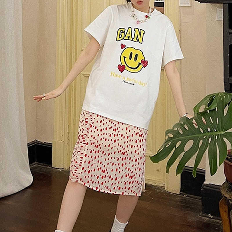 23ss Women Designer T shirt Printing cotton Fashion Tops New Short Sleeve Women Tees, Crystal ball
23ss Women Designer T shirt Printing cotton Fashion Tops New Short Sleeve Women Tees, Crystal ball