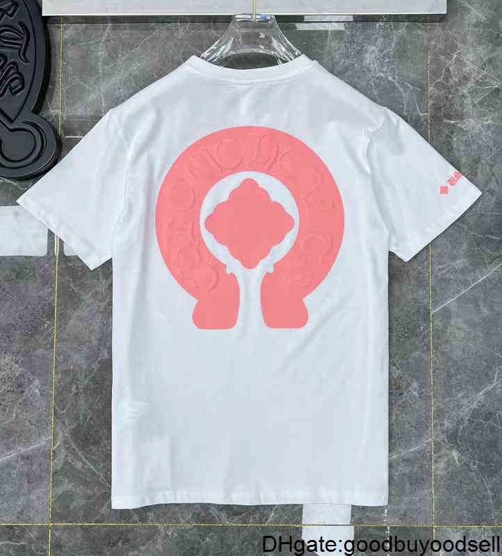 Summer Luxury Men's t Shirts Brand Heart Ch Man T-shirt Fashion Women Cross Chromes Sanskrit Tees Letter Horseshoe Short Sleeve Designer
Summer Luxury Men's t Shirts Brand Heart Ch Man T-shirt Fashion Women Cross Chromes Sanskrit Tees Letter Horseshoe Short Sleeve Designer