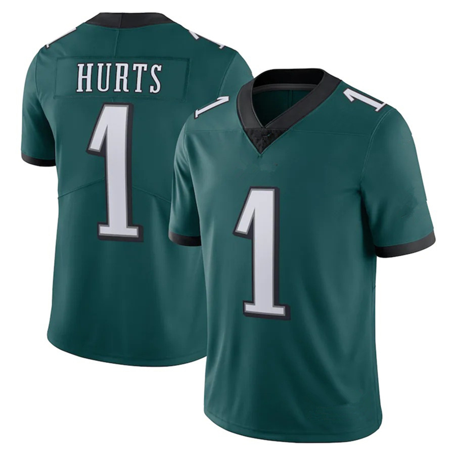 AJ Brown Jalen Hurts Jason Kelce Football Jersey DeVonta Smith Haason Reddick Miles Sanders Mailata Goedert Darius Slay Fletcher Cox Brandon Graham Brian Dawkins, Mens